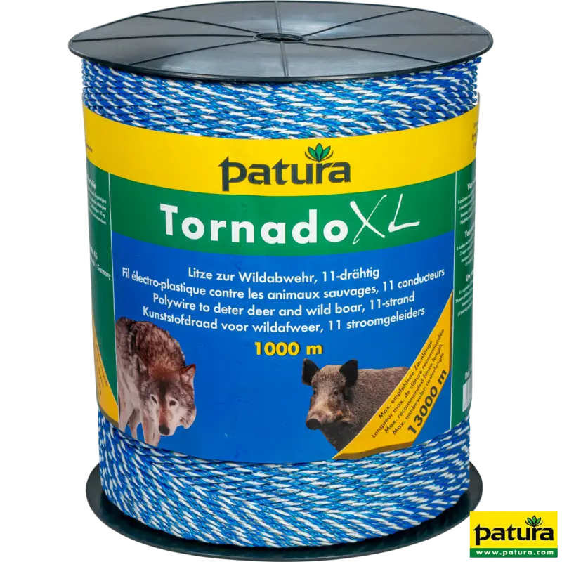 Tornado XL Weidezaunlitze, blau/weiß Meistverkauft